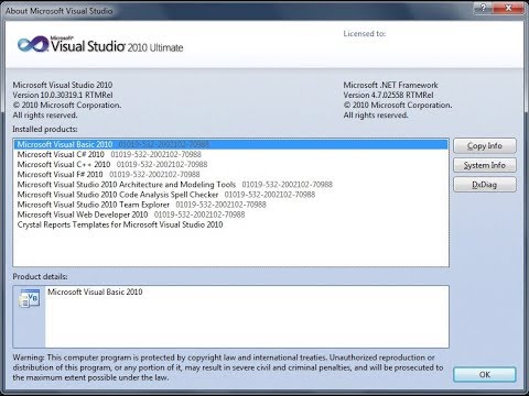 Visual Studio 2010 Ultimate Key Generator
